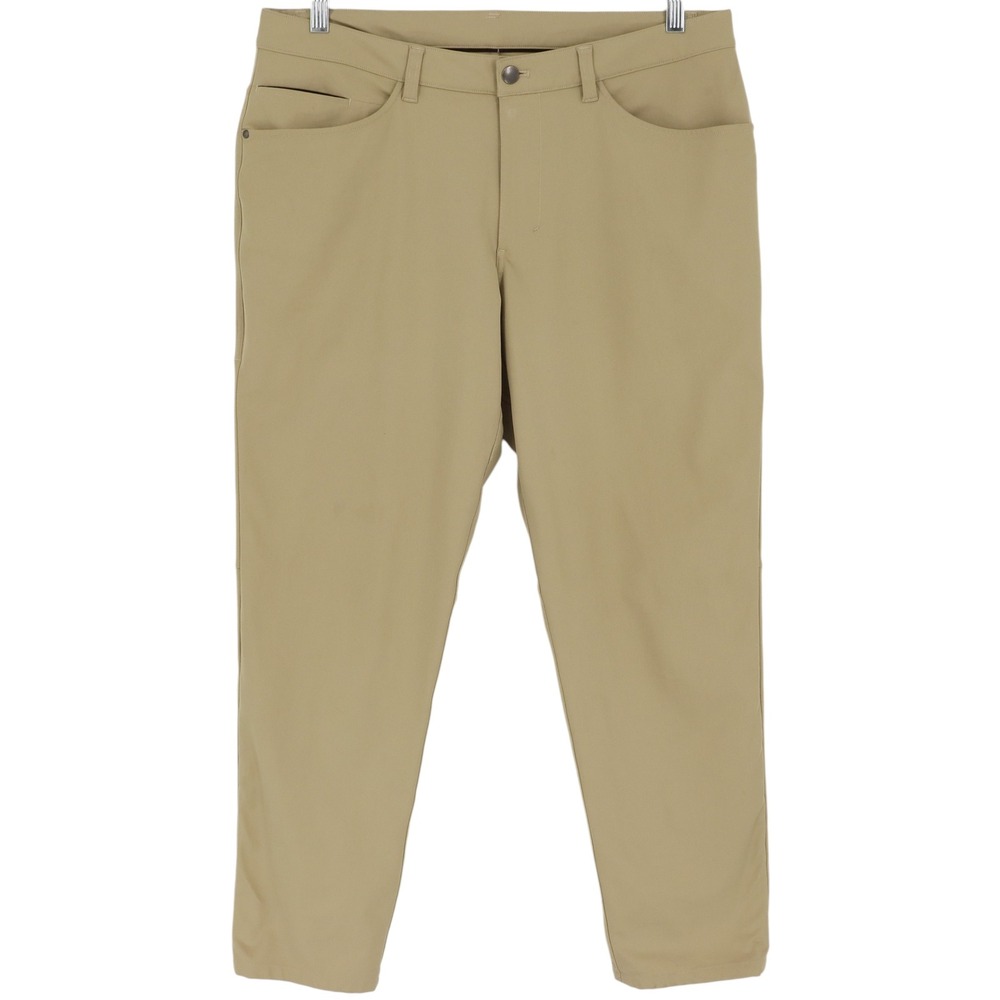 Lululemon ABC Pant Classic Pants Size 34 Desert Sand Stretch Chino 5 Pocket